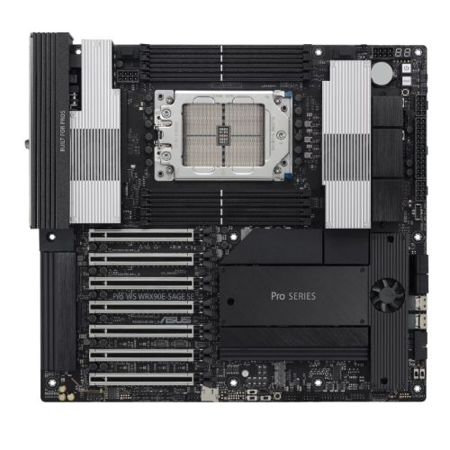 ASUS PRO WS WRX90E-SAGE SE Workstation Motherboard - AMD sTR5, 8 DDR5 ECC ASUS PRO WS WRX90E-SAGE SE Workstation Motherboard - AMD sTR5, 8 DDR5 ECC